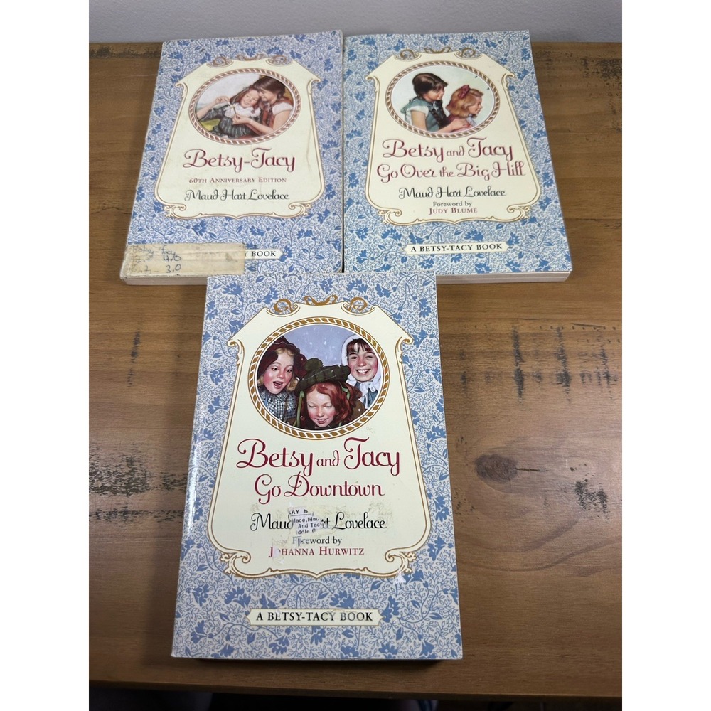 Betsy-Tacy Books Lot of 3 Maud Hart Lovelace 60th Anniversary Paperback